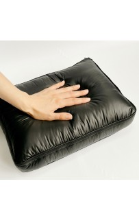 Дорожный плед-подушка пуховый черный 140x200, GERMAN GRASS