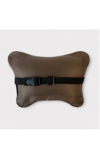 Дорожный плед-пончо пуховый бежевый 130x170, GERMAN GRASS