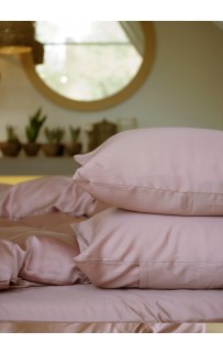 Наволочки тенсель "БРИЛЛИАНТ" розовый 50x70 (2шт), GERMAN GRASS