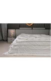 Простыня на резинке "НОБИЛИС" белый трикотаж 200x200x40, GERMAN GRASS