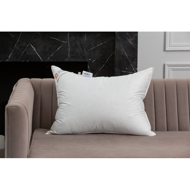 Подушка пуховая "ПЛАТИНИ" мягкая 50x70, GERMAN GRASS