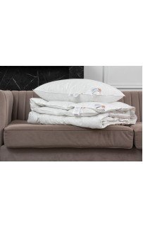 Подушка пуховая "ПЛАТИНИ" мягкая 50x70, GERMAN GRASS