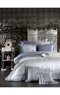Постельное белье "Zebra Casa" Cristina turkuaz евро N 003