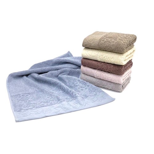 Полотенце Карвен Luх Cotton"Papatya" 70*140 1 шт. махра Н 5071