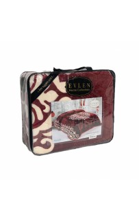 Покрывало EVLEN SUPER SOFT (двухстороннее,1слойное) 220*240 евро Y 938 v10 (D-17) (Акция)