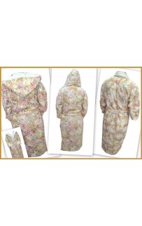 Халат жен. короткий с капюшоном "Бамбу" (S/M/L/XL/XXL) В 501 (Акция)