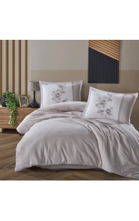 Постельное белье "Карвен" DELUXE ранфорс евро Suave Grey v-6 (Акция)