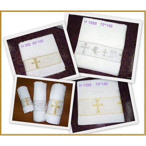 Полотенце "Крещение" 50*100 12шт .махра Н 200