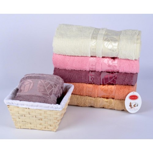 Полотенце Карвен "MODAL SOFT" 90*150 1шт.махра Н 1608