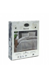 Постельное белье Карвен фланель 1.5 спальн. N243 SADORA Beige