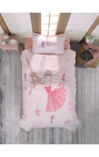 Постельное белье "Карвен" YOUNG STYLE ранфорс 1,5 спальн.Romantic Girl v-1