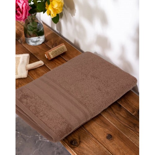 Полотенце Kарвен "PETEK BORDUR DUZ "Luх Cotton 70*140 1шт махра H 5160 murdum