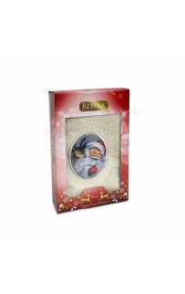 Полотенце Rebeka" Новый год" махра 50*90 1шт HS 1710 v1 bej/бежевый (Акция)