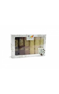 Полотенце кухонное Карвен CESTEPE "Surma" махра в коробке 30*50 6 шт. НМ 644