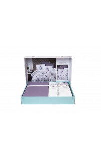 Постельное белье "Карвен" ранфорс 1,5 спальн. Rosemary Purple
