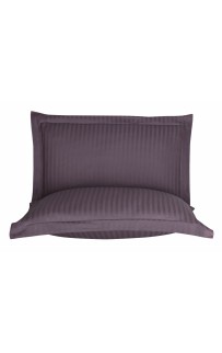 Постельное белье "Карвен" Stripe Satin семейное N 164-SS 011k.murdum/т.лиловый