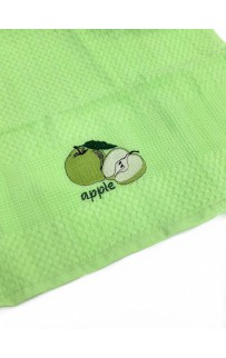 Набор полотенец кухонный NATURAL COTTON "Фрукты" вафля 40*60-3 шт. НМ 577 V-2 розовый