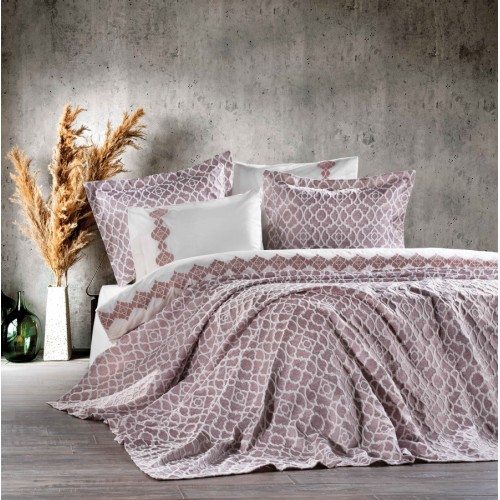 Комплект ZEBRA "FELIх"(покрывало+постельное белье) 7 предметов Y 896 gri/серый (Акция)