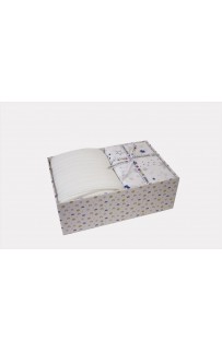 Комплект Карвен детский с пледом сатин D 038 Stellar White
