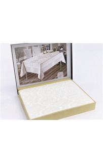 Скатерть Monalife Vip Cotton 160*220 М 722/BEYAZ