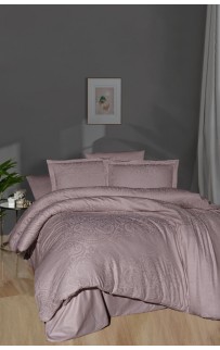 Постельное белье "Карвен " бамбук евро (Carelay Lilac)