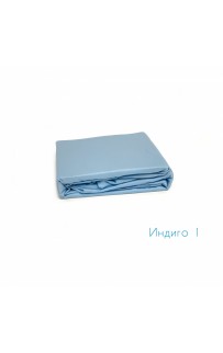 Простынь Карвен 160*240 1,5 сп. сатин P 895 индиго V-1