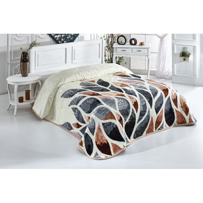 Покрывало EVLEN SUPER SOFT (двухстороннее,1слойное) 220*240 евро Y 938 v11 (B-008) (Акция)
