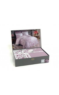 Постельное белье "Карвен" Digital print сатин 3D евро N125-S014
