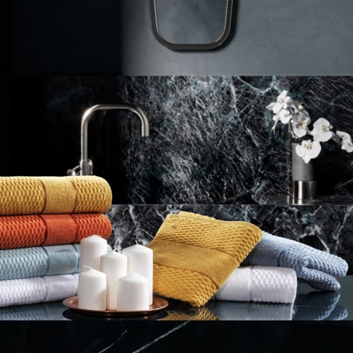 Полотенце Zebra casa "MIEL " 70*140 1шт. махра Н 1010 синий