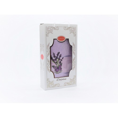 Полотенце в коробке " Лаванда" махра 70*140 HS 1522