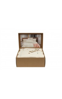 Постельное белье Sarev Mood Comfort муслин евро N357 PLANA v1/Ekru
