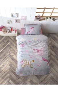 Постельное белье "Карвен" YOUNG STYLE ранфорс 1,5 спальн.Pegasus Mint v-1