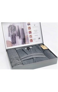 Халат Карвен "Bothore set" c полотенцами 50*90/90*170 хлопок В 1055