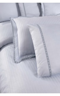 Постельное белье "Sarev" Sport&Chic сатин 1.5 спальное JACQUARD STRIPE v6 Mavi