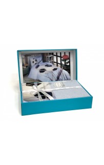 Постельное белье "Карвен" Digital print  ранфорс 1,5 спальн. N121 R-034