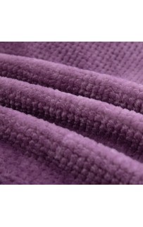 Плед Karven фланель евро PL 010 PRINT JACQAURD v6/Purple
