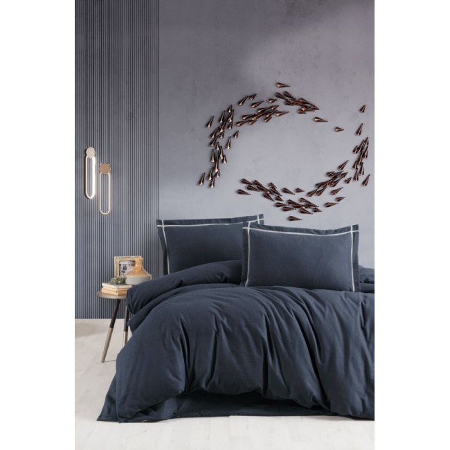 Постельное белье Карвен фланель семейный N245 SOPRANO Denim