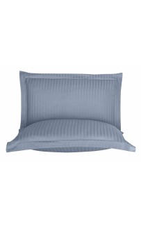 Постельное белье "Карвен" Stripe Satin семейное N 164-SS 014 indigo/индиго