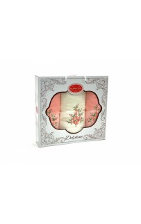 Полотенце в коробке Карвен " Malina" махра 50*90(2)/70*140 HS 1561