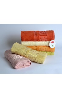 Полотенце Карвен "AGACLI" 50*90 6шт.бамбук Н 4003 (Акция)