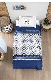 Постельное белье "Карвен" YOUNG STYLE ранфорс 1,5 спальн.Little King Blue v-1