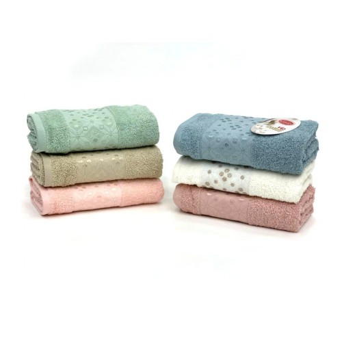 Полотенце Карвен "Nagihan" 70*135 1шт.махра Н 2172