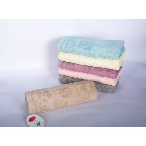 Полотенце Карвен "BADE" 90*150 1шт.бамбук Н 4002