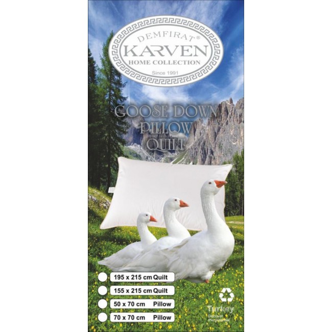Подушка Карвен GOOSE DOWN 70*70 1шт. Е 928