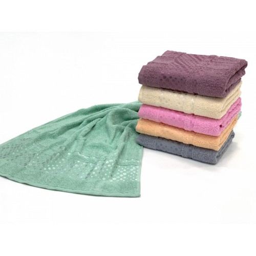 Полотенце Карвен "YUVARLAK" 70*140 1шт.махра Н 2115