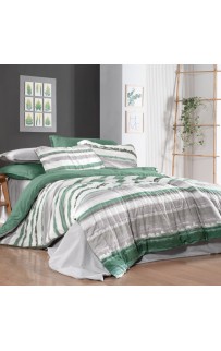 Постельное белье Sarev Mood Comfort муслин 1.5 спальн. N353 MUNDO v2/Yesil