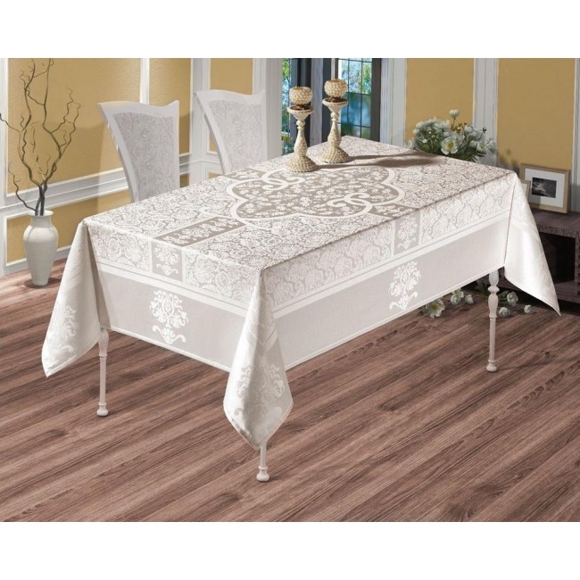 Скатерть Monalife Vip Cotton 160*300 М 723/KAHVE