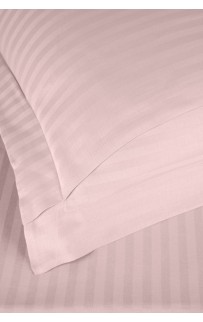 Постельное белье "Карвен" Stripe Satin 1,5 спальн. N 162-SS 008 персиковый