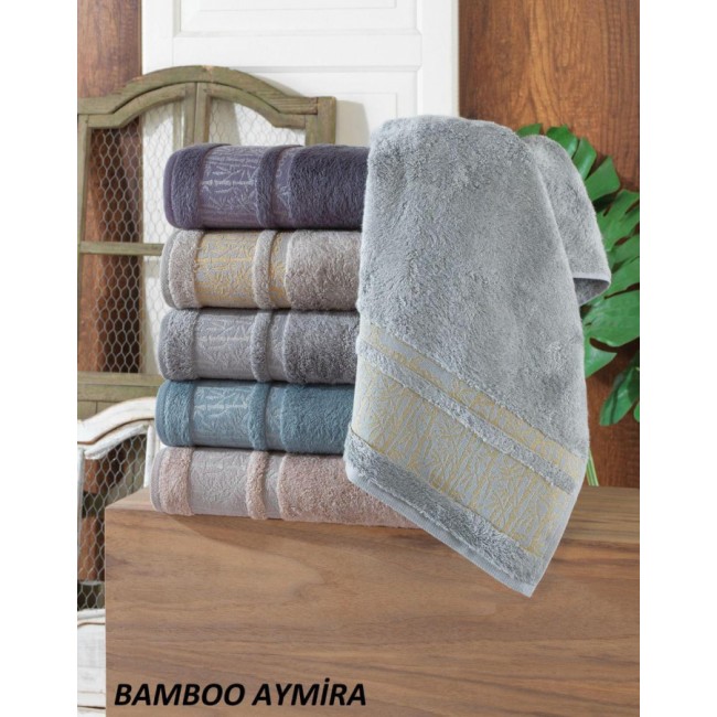 Полотенце Kарвен Bamboo "AYMIRA" 70*140 6шт бамбук H 4108