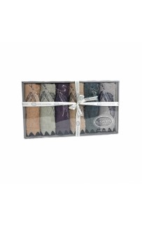 Набор полотенец кухонный Карвен "TUY NAKIS" 30*50 6шт. махра в коробке НМ 722